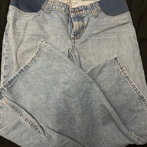 ASOS Maternity Light Blue Mom Jeans